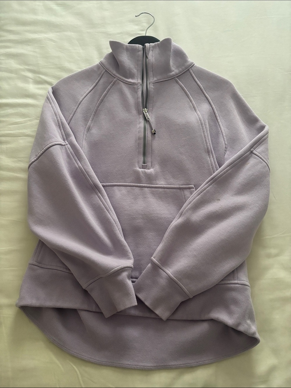 lululemon athletica Lavender Half-Zip Pullover